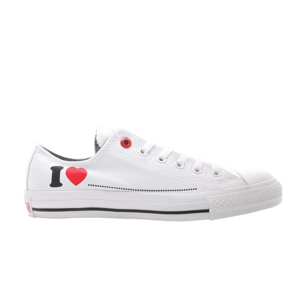 Converse Chuck Taylor All Star Ox White Black Red