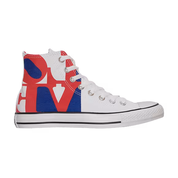Robert Indiana x Converse Chuck Taylor All Star Hi Love