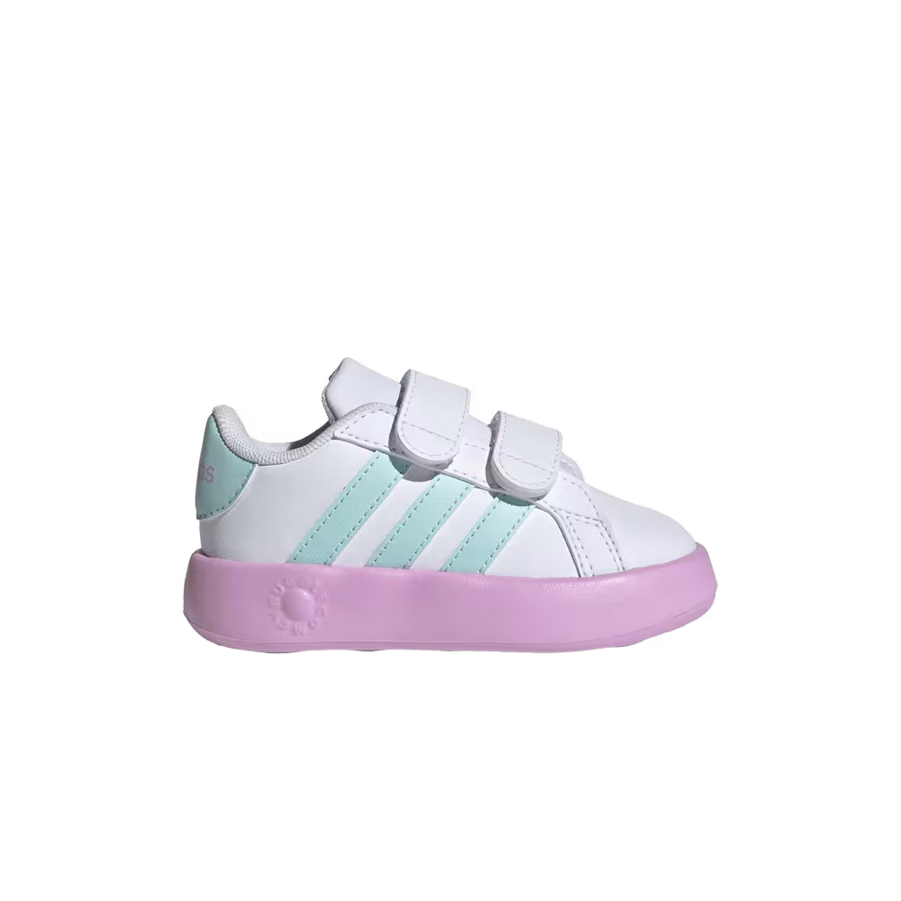 Adidas Grand Court 2.0 I White Aqua Bliss Lilac
