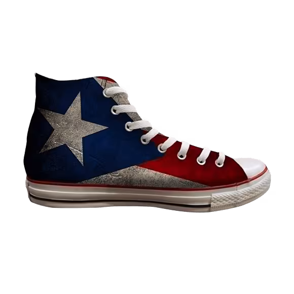 Converse Chuck Taylor All Star Hi Puerto Rico Flag