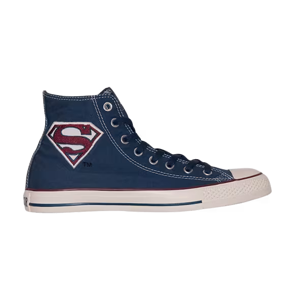 DC Comics x Converse Chuck Taylor All Star Denim Hi Superman Symbol