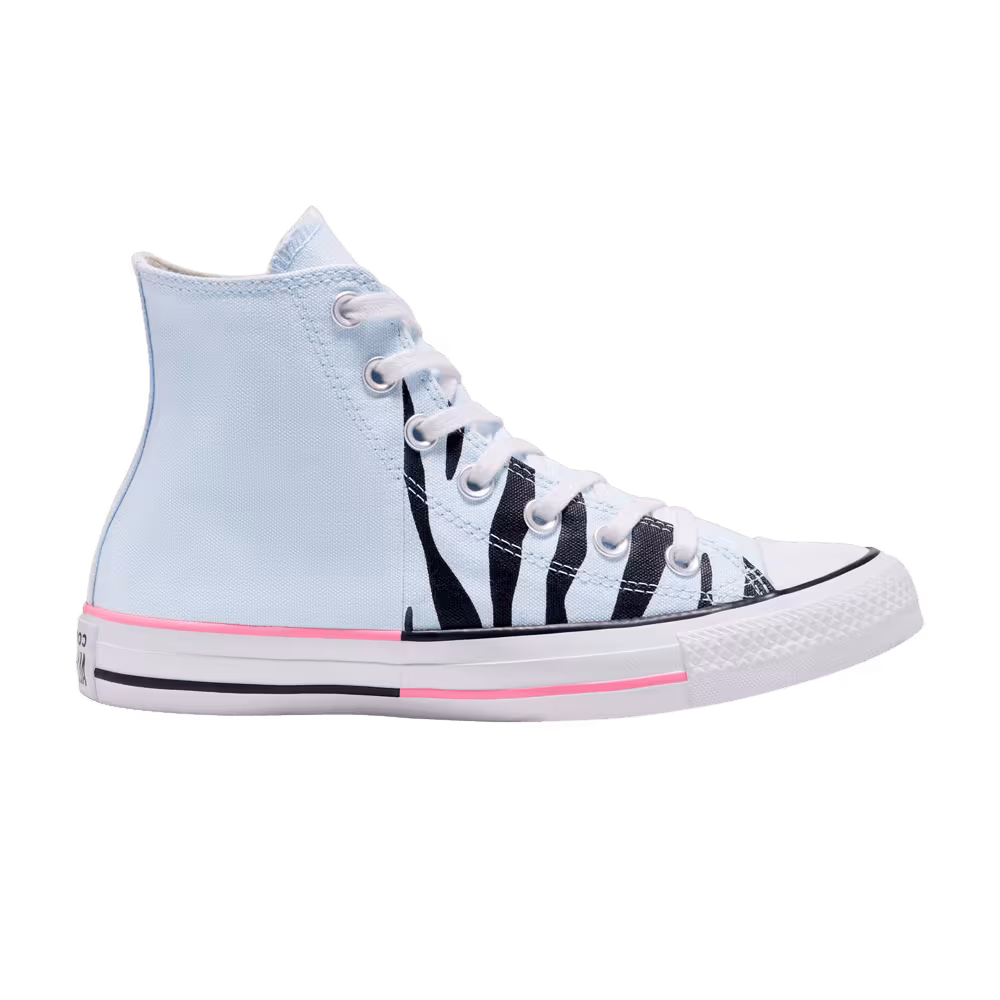 Converse Chuck Taylor All Star High Twisted Summer - Blue Zebra Print