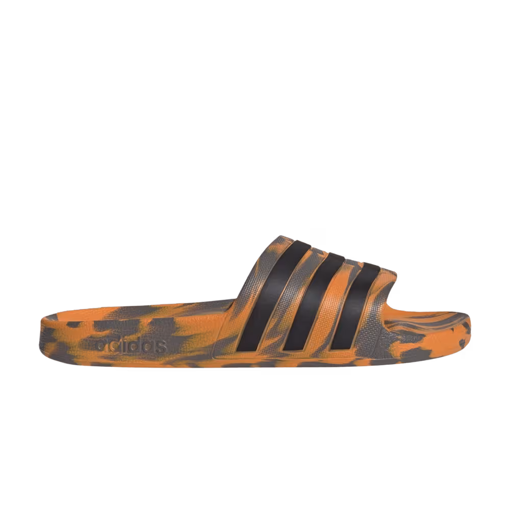Adidas Adilette Aqua Slide Charcoal Focus Orange