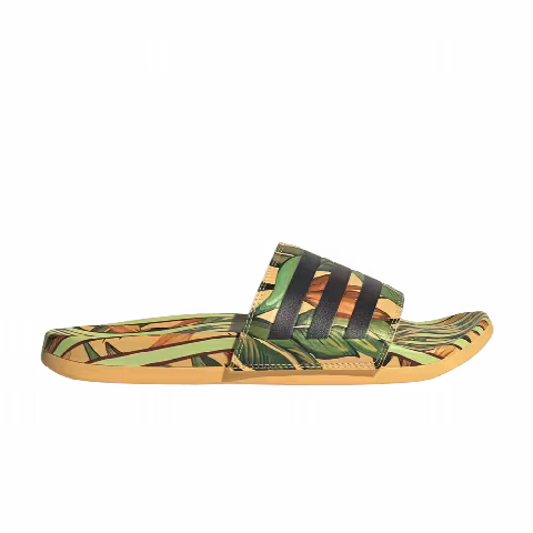 Adidas Wmns Adilette Comfort Sandal 'Semi Spark Tropical Print'