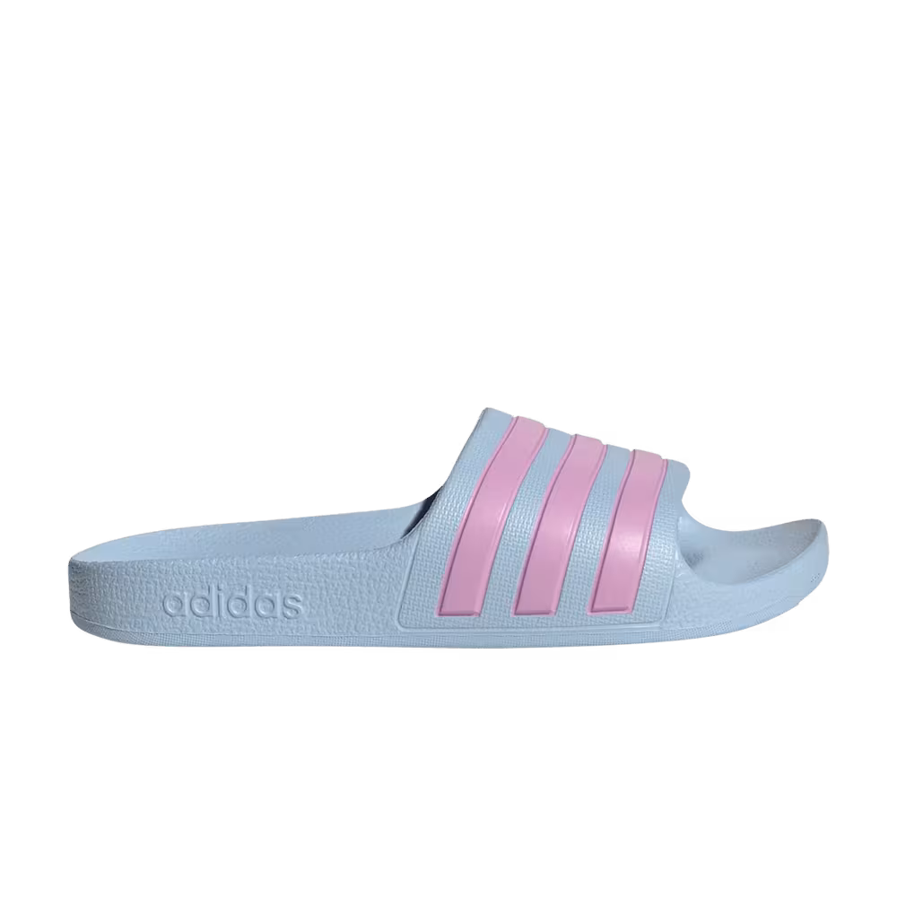 Adidas Adilette Aqua Slide K Glow Blue Bliss Lilac
