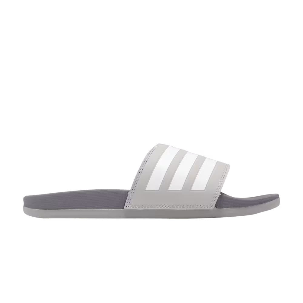 Adidas Adilette Comfort Slide Grey White