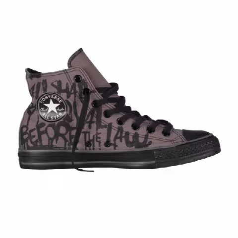 Converse Chuck Taylor All Star Hi 'Rock Script Print - Grey'