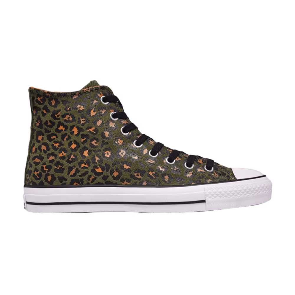 Converse Chuck Taylor All Star Pro Hi Leopard Olive