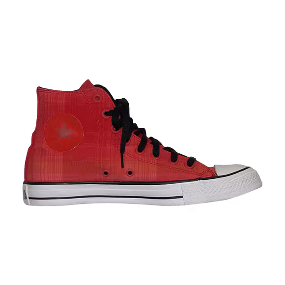 Converse Chuck Taylor All Star Tonal Hi Plaid Red