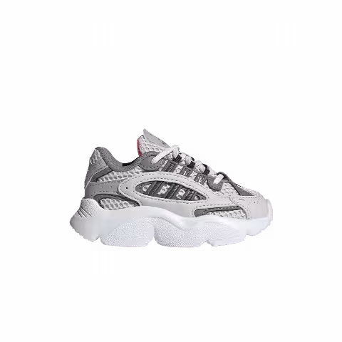 adidas Ozmillen Elastic Lace I 'Grey White Pink'