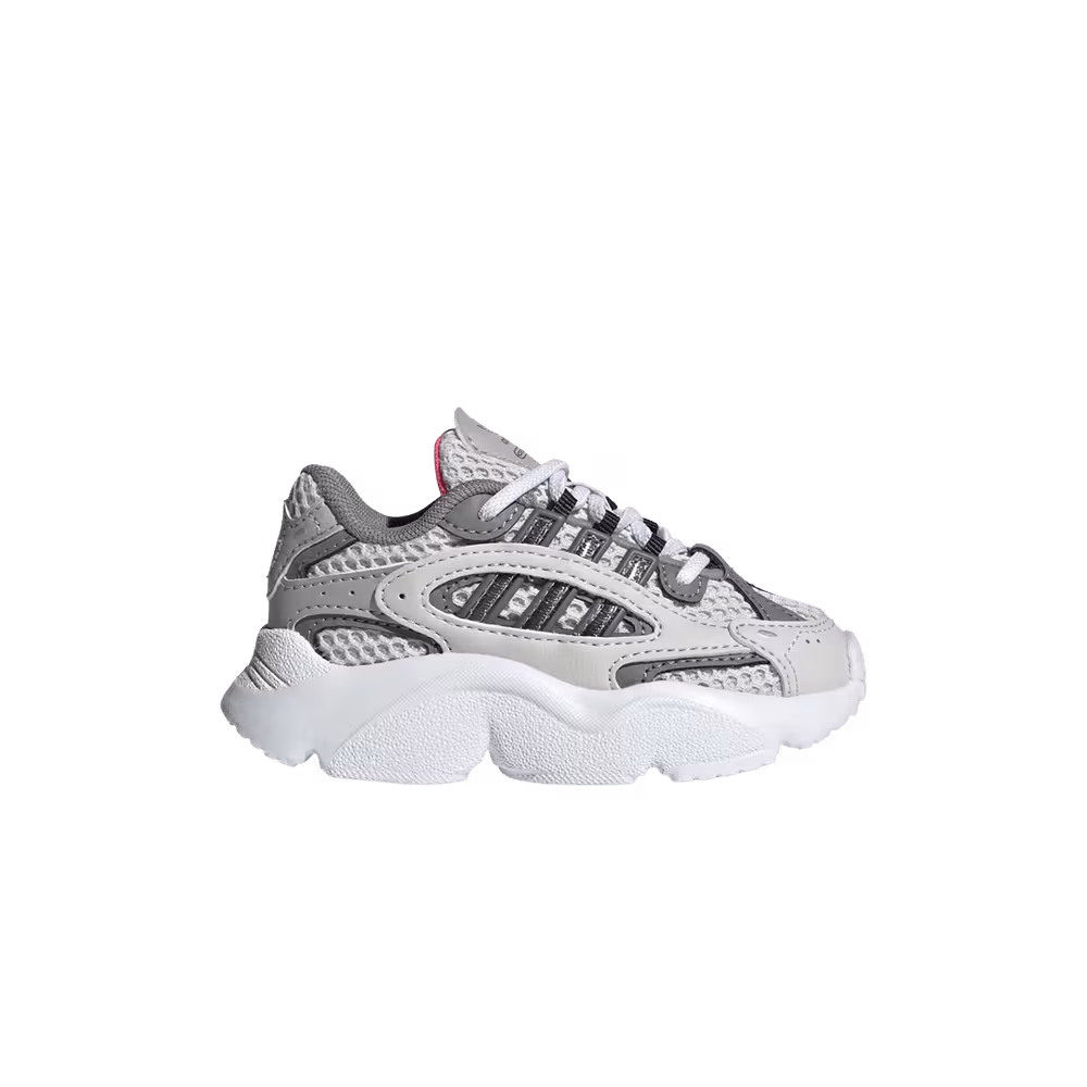 adidas Ozmillen Elastic Lace I Grey White Pink