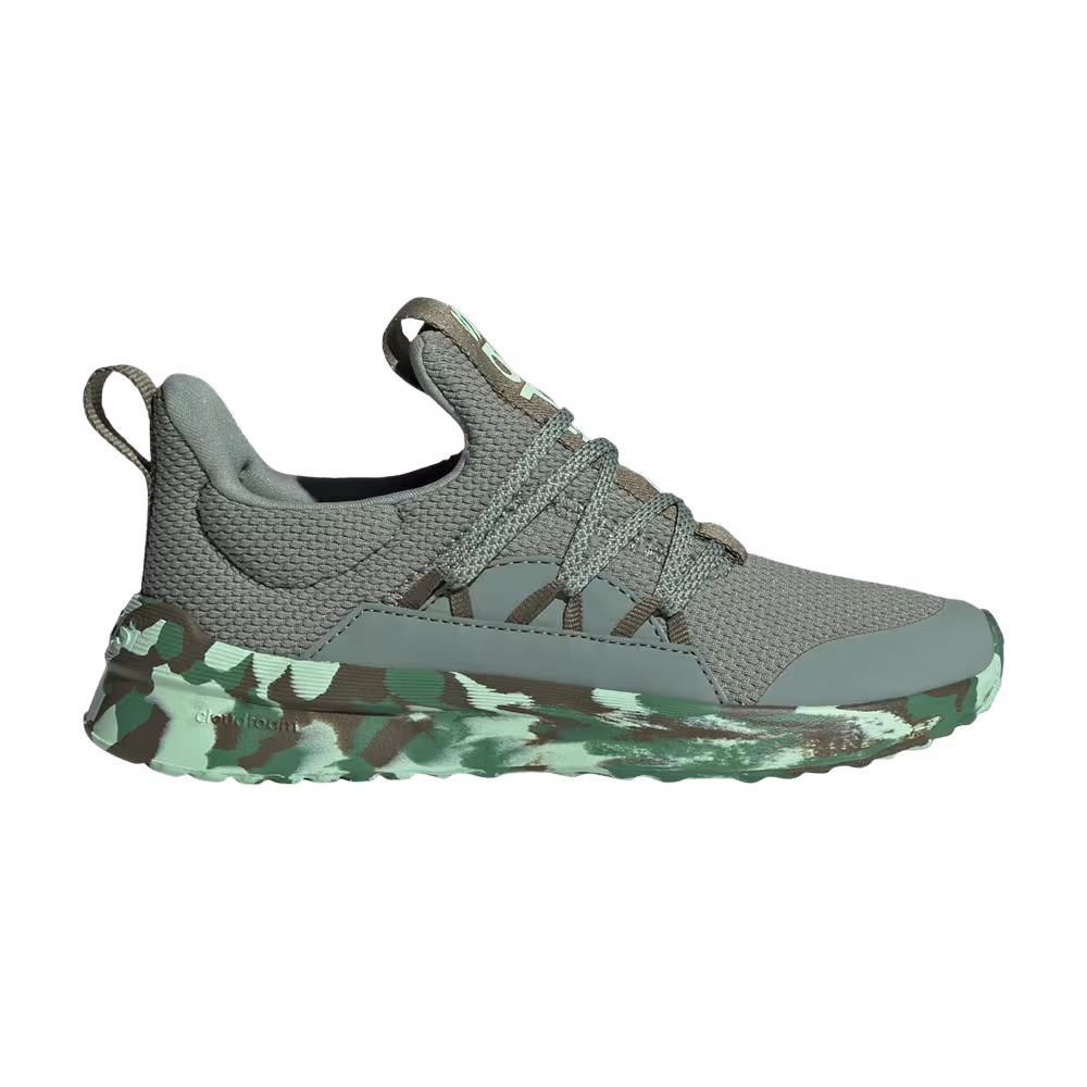 Adidas Lite Racer Adapt 5.0 J Silver Green Camo