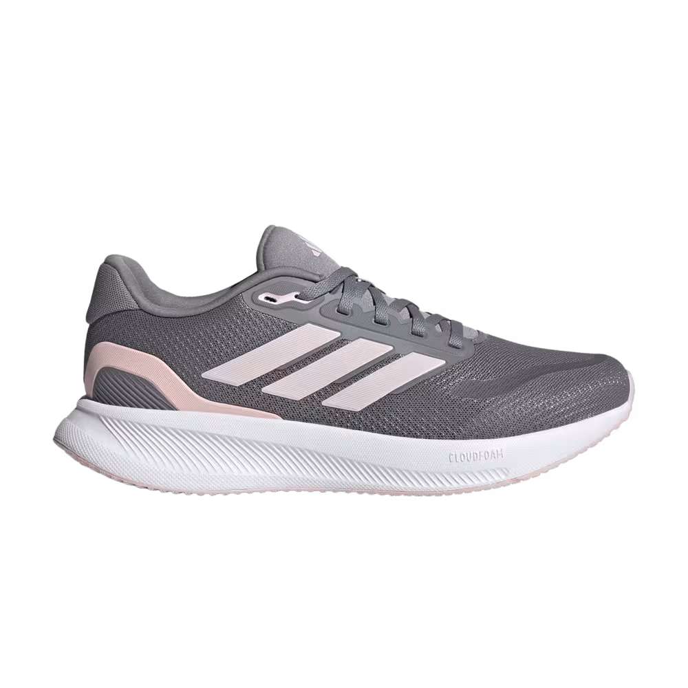Adidas Women's Runfalcon 5 Wide Grey Sandy Pink