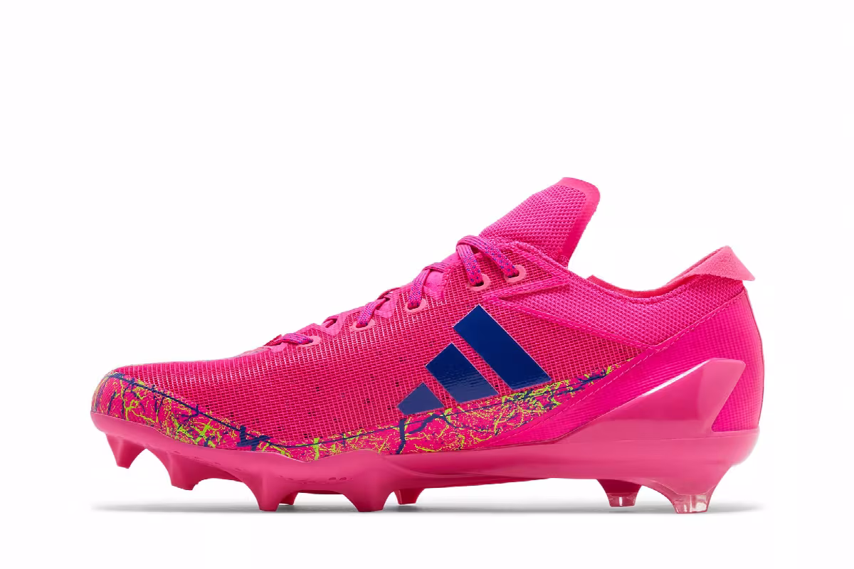 Zubaz x adidas Adizero Electric Shock Pink, view 4