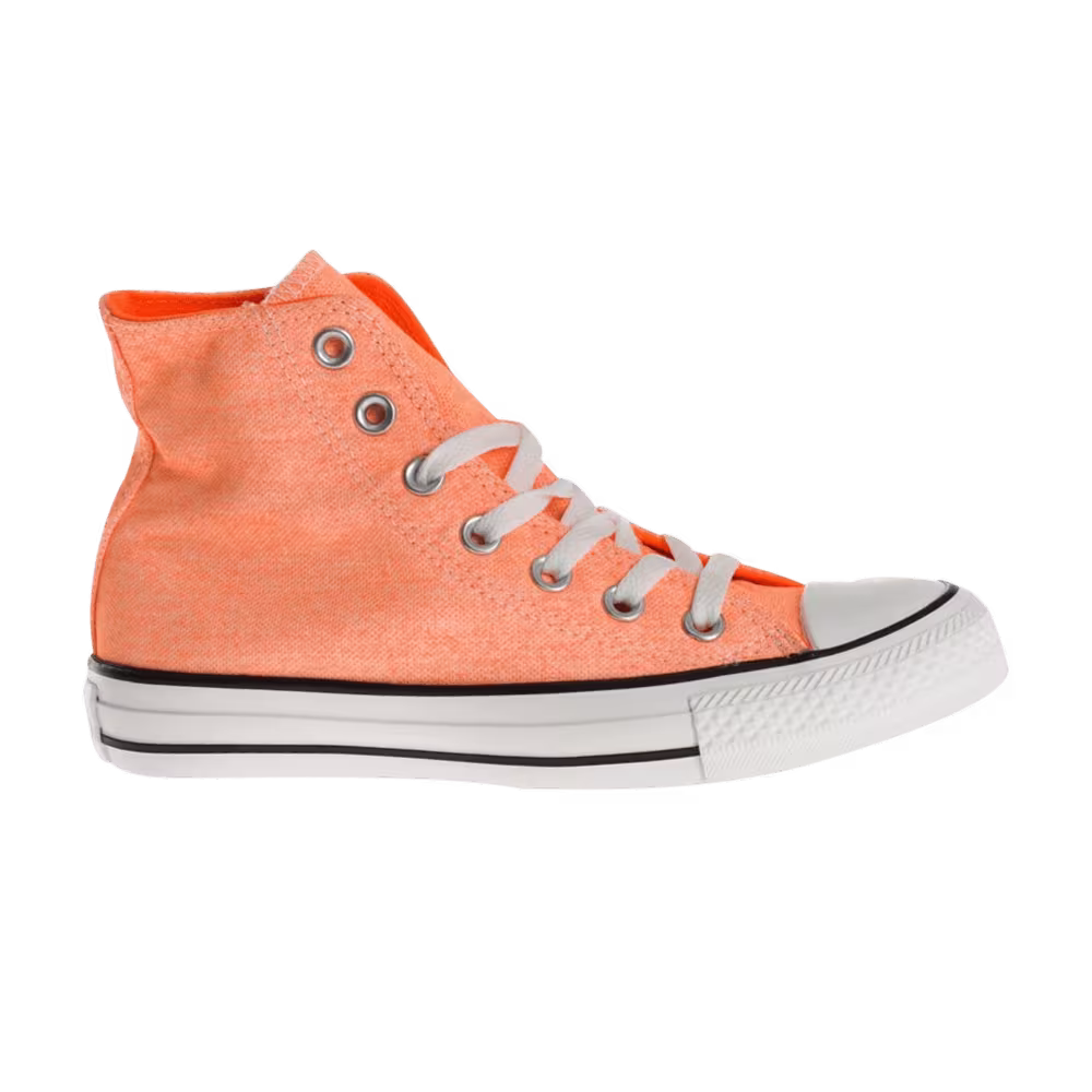 Converse Chuck Taylor All Star Hi Washed Neon Orange