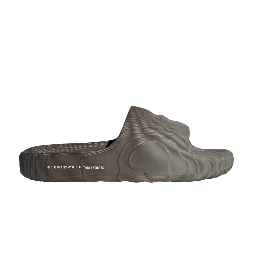 adidas Adilette 22 Slide Silver Pebble