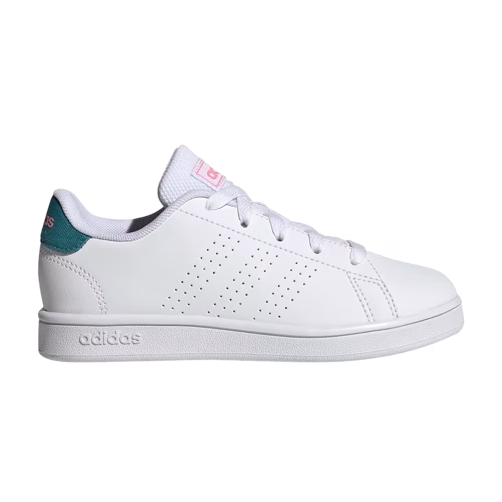 Adidas Advantage Court K White Arctic Fusion Pink