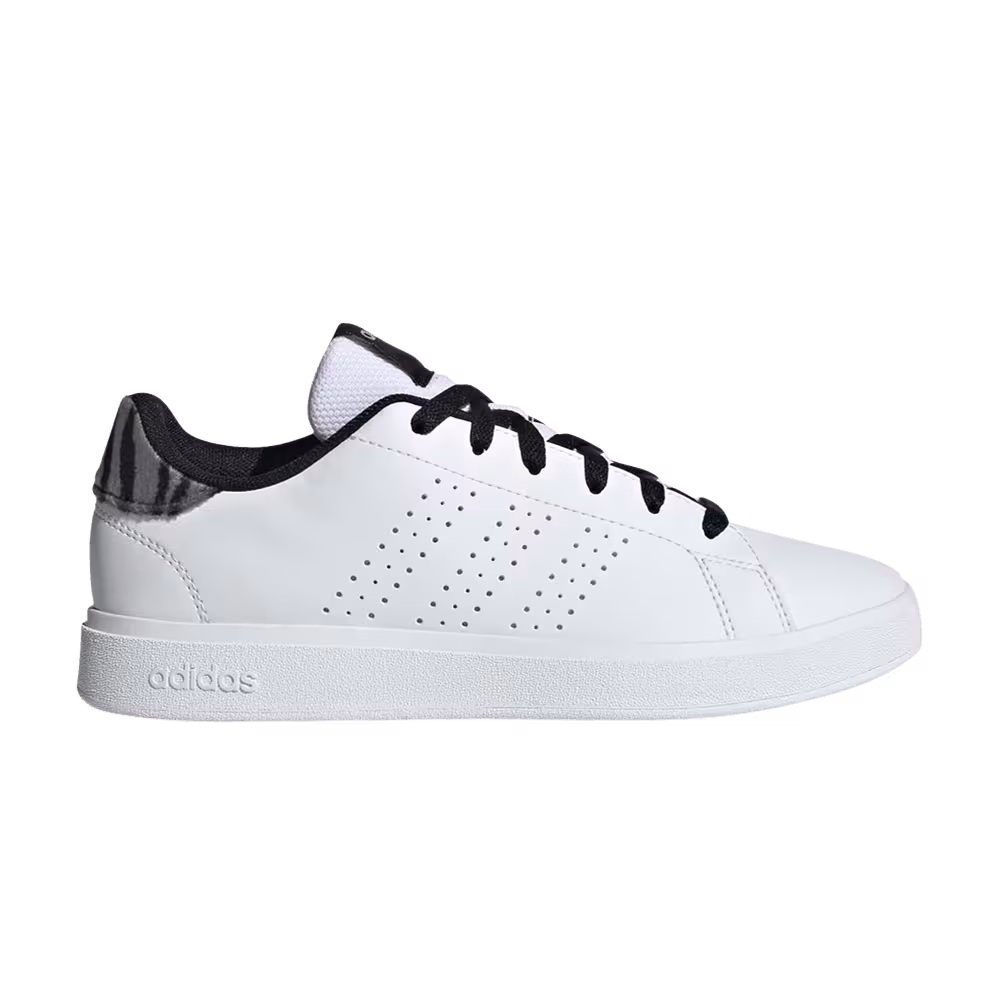 Adidas Women's Advantage Base 2.0 White Animal Stripes