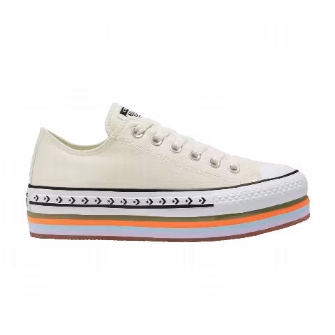 Converse Wmns Chuck Taylor All Star Platform Low 'Sunblocked - Egret'