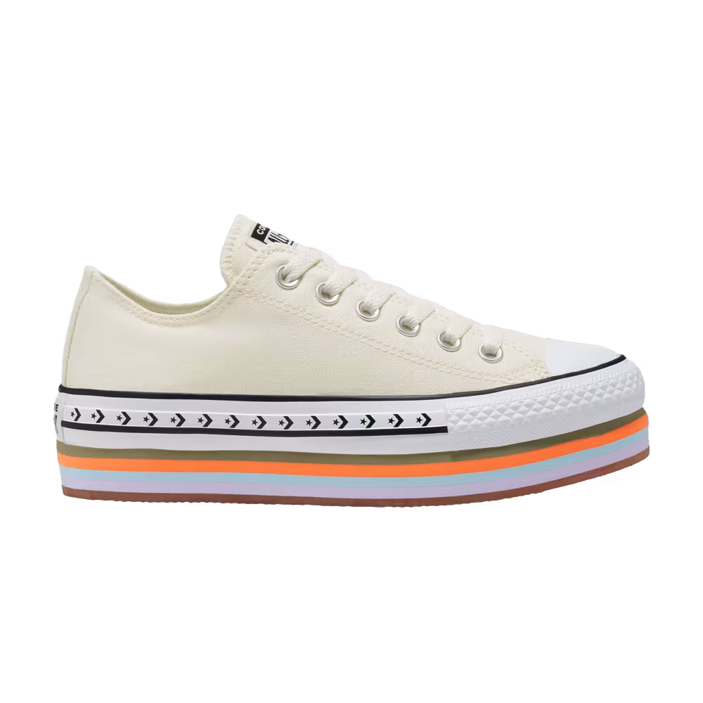 Converse Women's Chuck Taylor All Star Platform Low Sunblocked - Egret