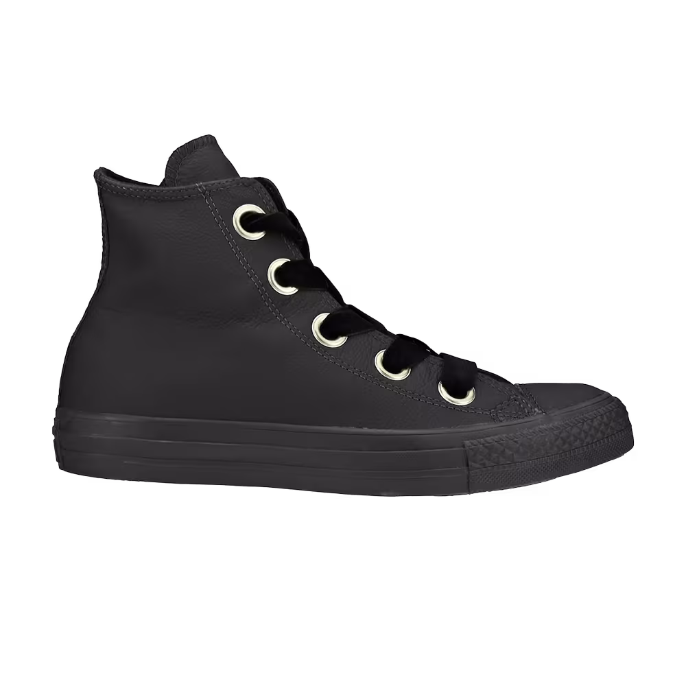 Converse Women's Chuck Taylor All Star Big Eyelets High Black Gold