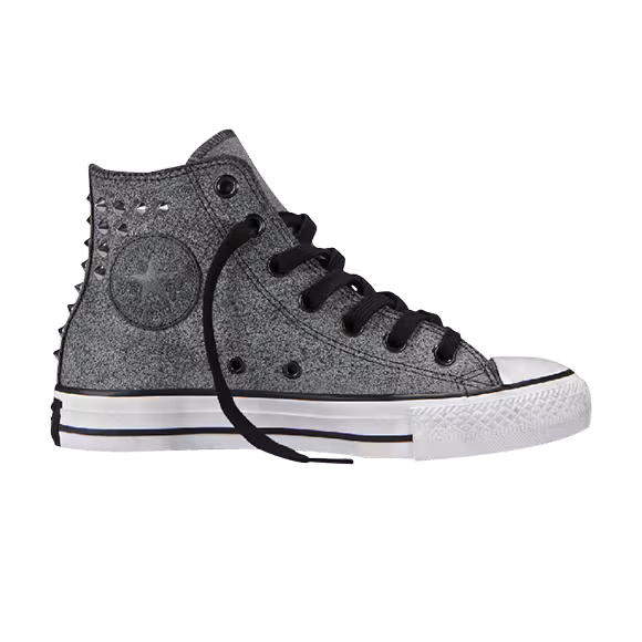 Converse Chuck Taylor All Star Collar Studs Leather Hi Black