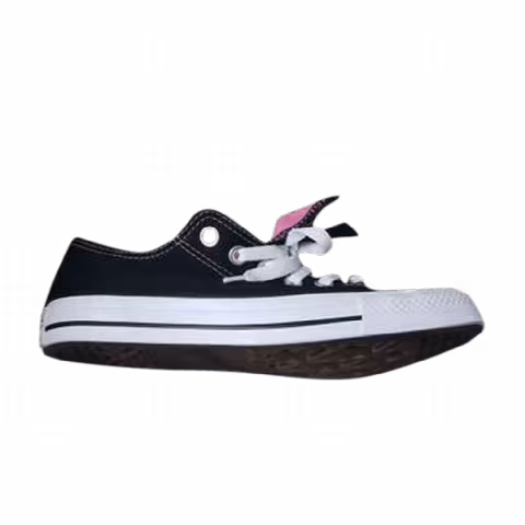 Converse Wmns Chuck Taylor All Star Double Tongue 'Black Pink Plaid'