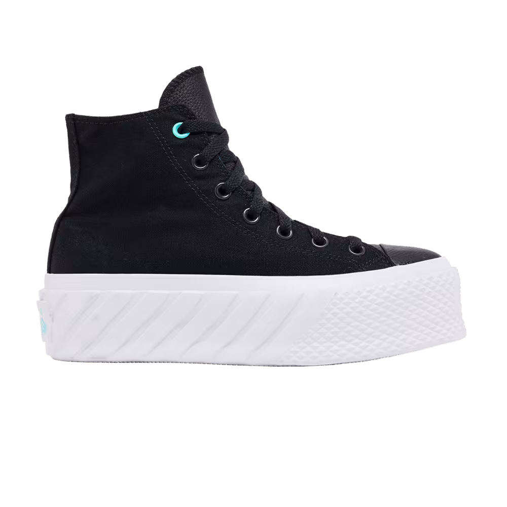 Converse Women's Chuck Taylor All Star Lift 2X High Surface Fusion - Black