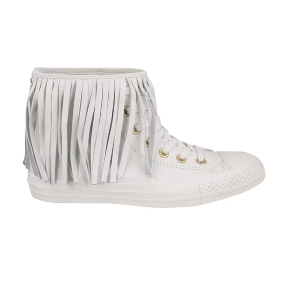 Converse Women's Chuck Taylor All Star Fringe Hi White