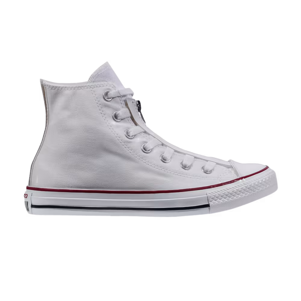 Converse Women's Chuck Taylor All Star Shroud Translucent Rubber High White Garnet