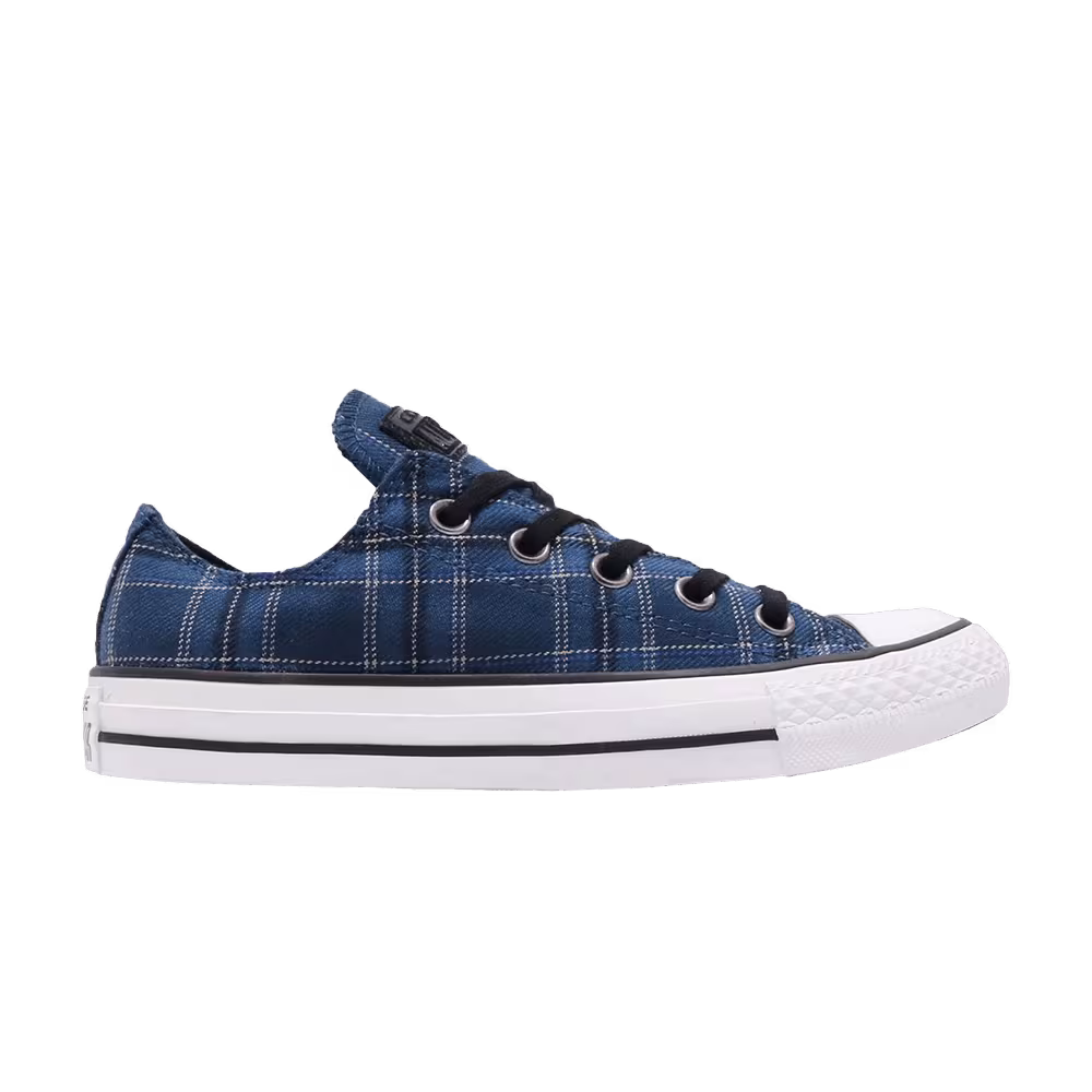 Converse Women's Chuck Taylor All Star Ox Blue Plaid