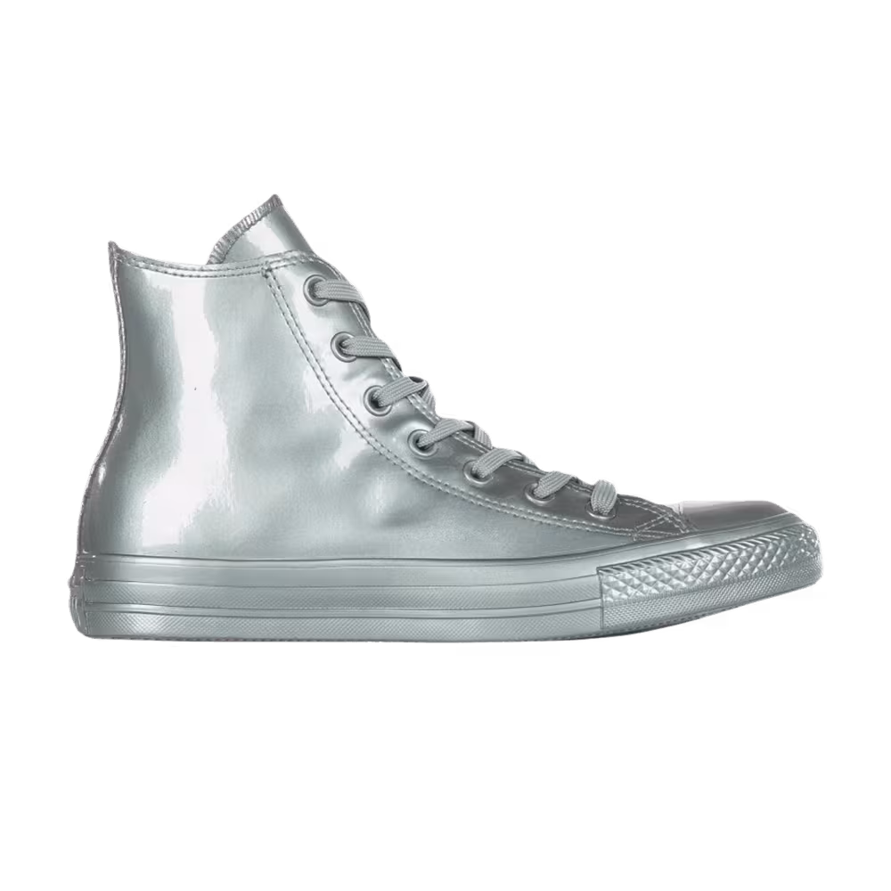 Converse Women's Chuck Taylor All Star Metallic Rubber High Glacier