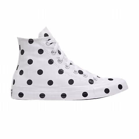 Converse Wmns Chuck Taylor All Star Hi 'White Polka Dot'