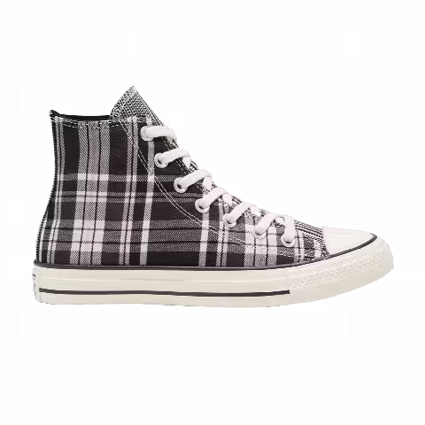 Converse Wmns Chuck Taylor All Star High 'Mix and Match - Black Pink Plaid'