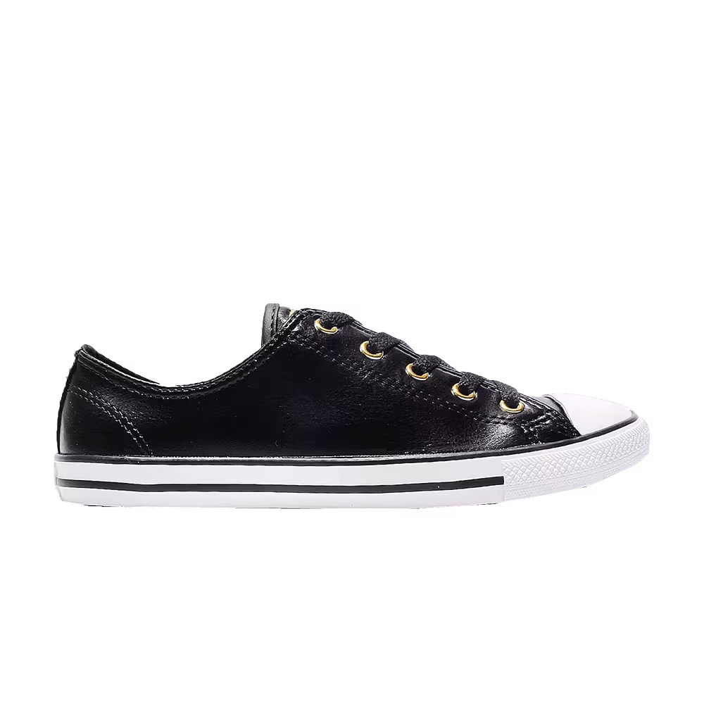 Converse Women's Chuck Taylor All Star Dainty Ox Black White