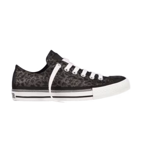 Converse Women's Chuck Taylor All Star Zip Rand Ox Leopard Black