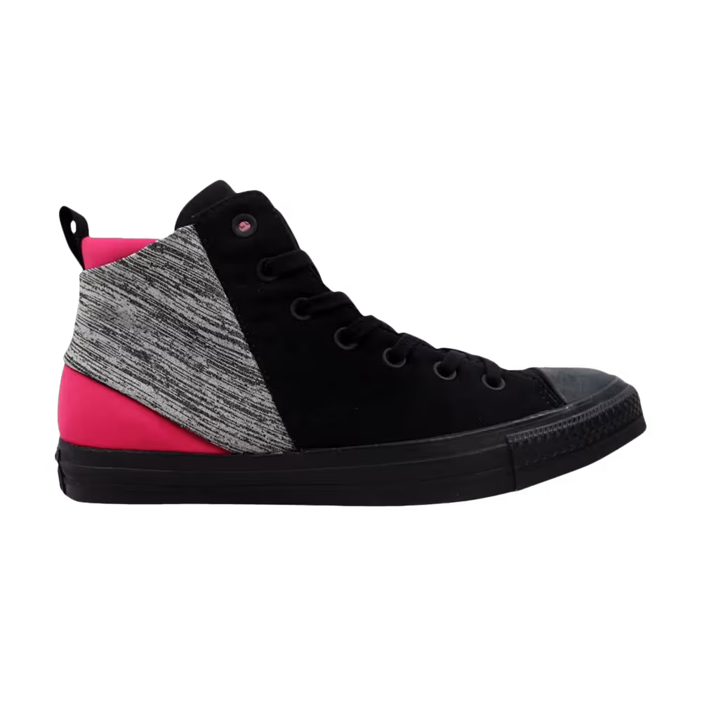 Converse Women's Chuck Taylor All Star Sloane Neoprene Mid Black Vivid Pink
