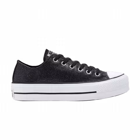 Converse Wmns Chuck Taylor All Star Platform Low 'Black Glitter'