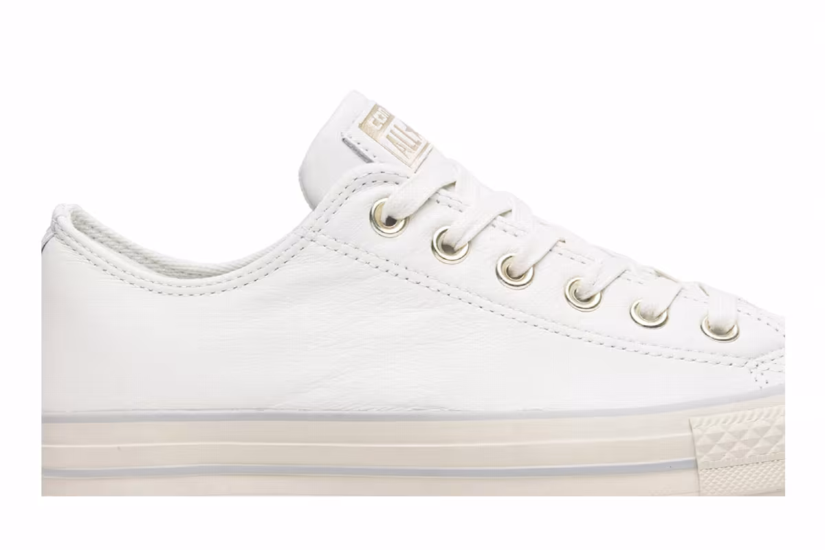 Converse Chuck Taylor All Star Leather Platform Ox Star White, view 3