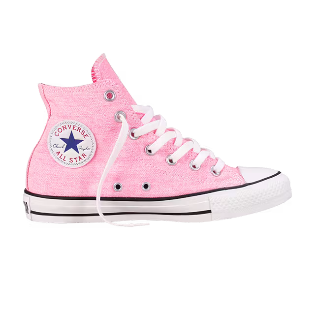 Converse Chuck Taylor All Star Hi Washed Neon Pink