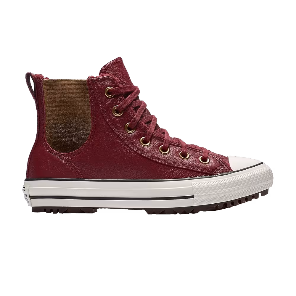 Converse Women's Chuck Taylor All Star Chelsea Boot Hi Deep Bordeaux