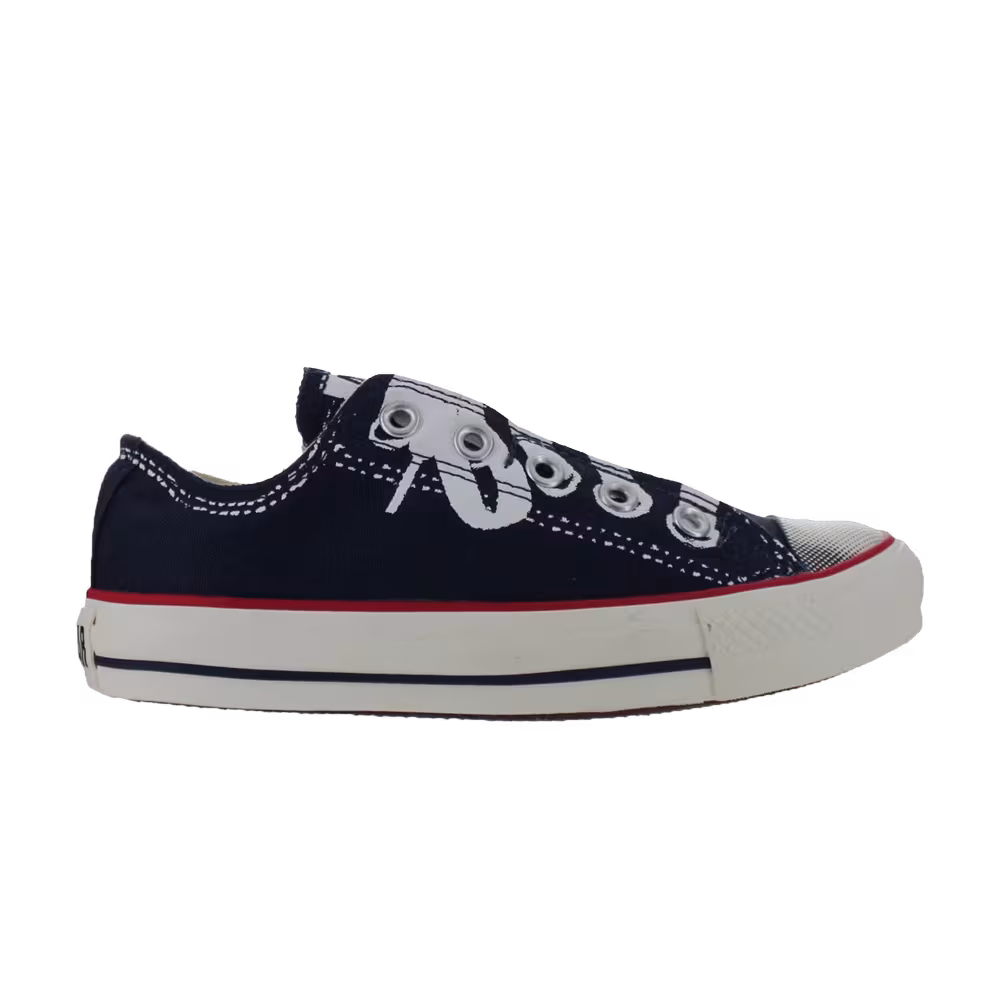 Converse Women's Chuck Taylor All Star Slip Ox Navy Red White