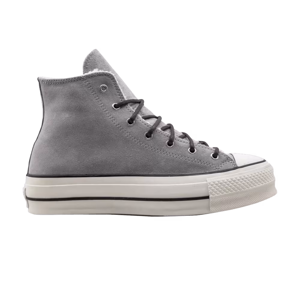 Converse Women's Chuck Taylor All Star Lift High Sherpa - Wolf Grey