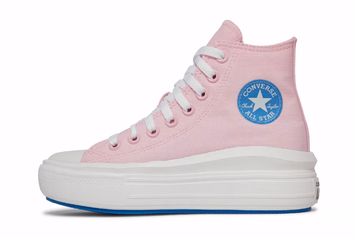Converse Women's Chuck Taylor All Star Move High Pink Foam, view 4