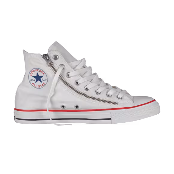Converse Chuck Taylor All Star Double Zip Hi Optic White