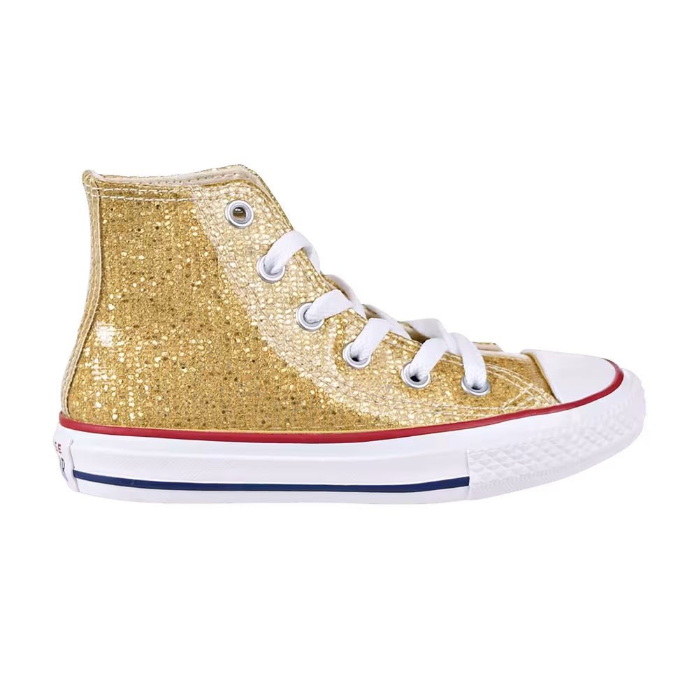 Converse Chuck Taylor All Star High GS Gold Glitter