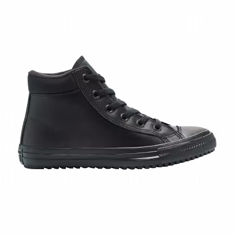Converse Chuck Taylor All Star PC Boot Faux Leather High GS 'Triple Black'