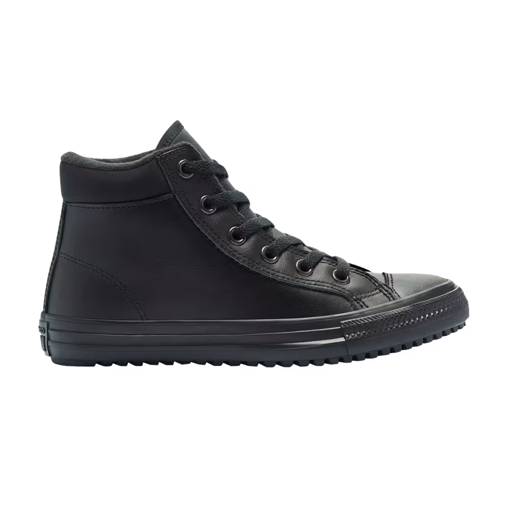 Converse Chuck Taylor All Star PC Boot Faux Leather High GS Triple Black