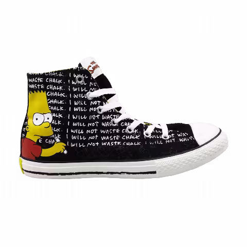 The Simpsons x Converse Chuck Taylor All Star High GS 'I Will Not Waste Chalk'