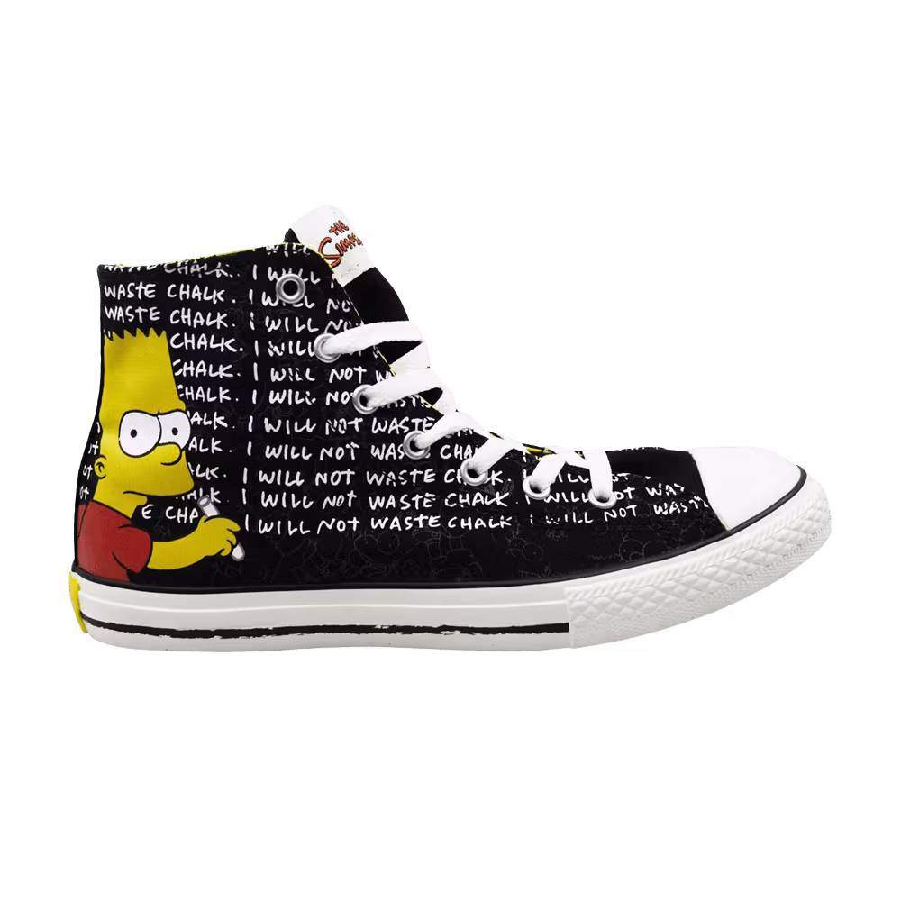 The Simpsons x Converse Chuck Taylor All Star High GS I Will Not Waste Chalk